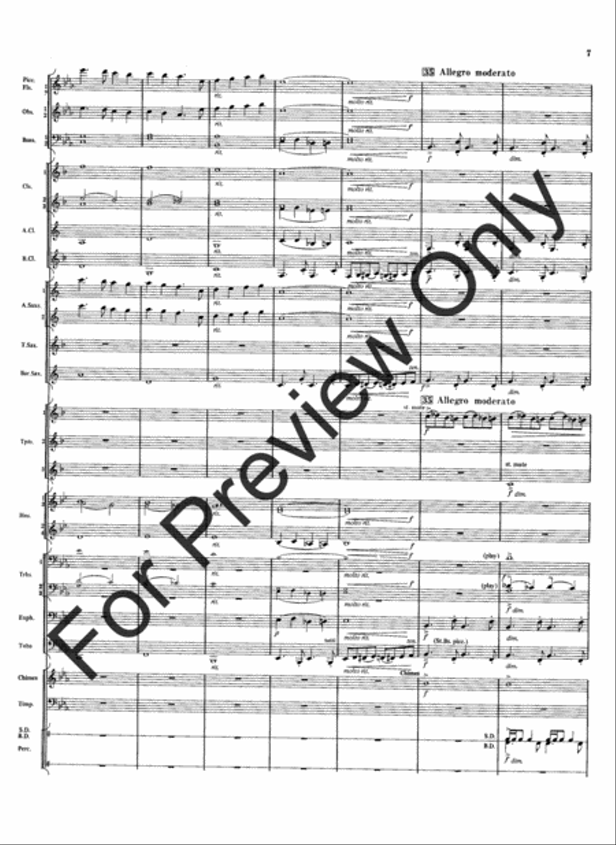 Meramec Rhapsody (Score) Meramec Rhapsody (Score) Concert Band scores gallery preview page 9