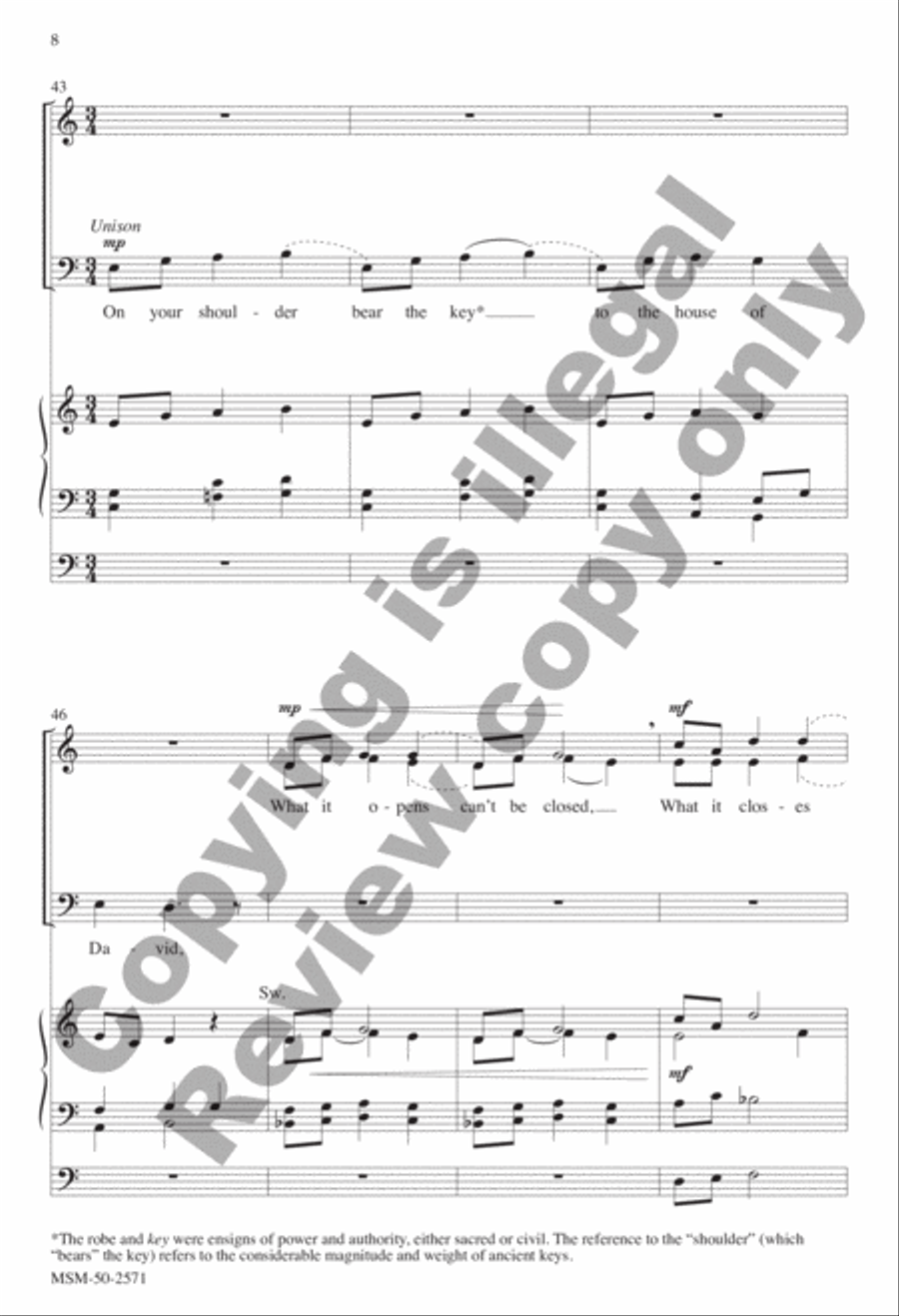 The House of David 4-Part scores gallery preview page 8