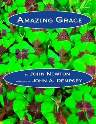 Book cover for Amazing Grace (Piano Trio): Violin, Cello and Piano