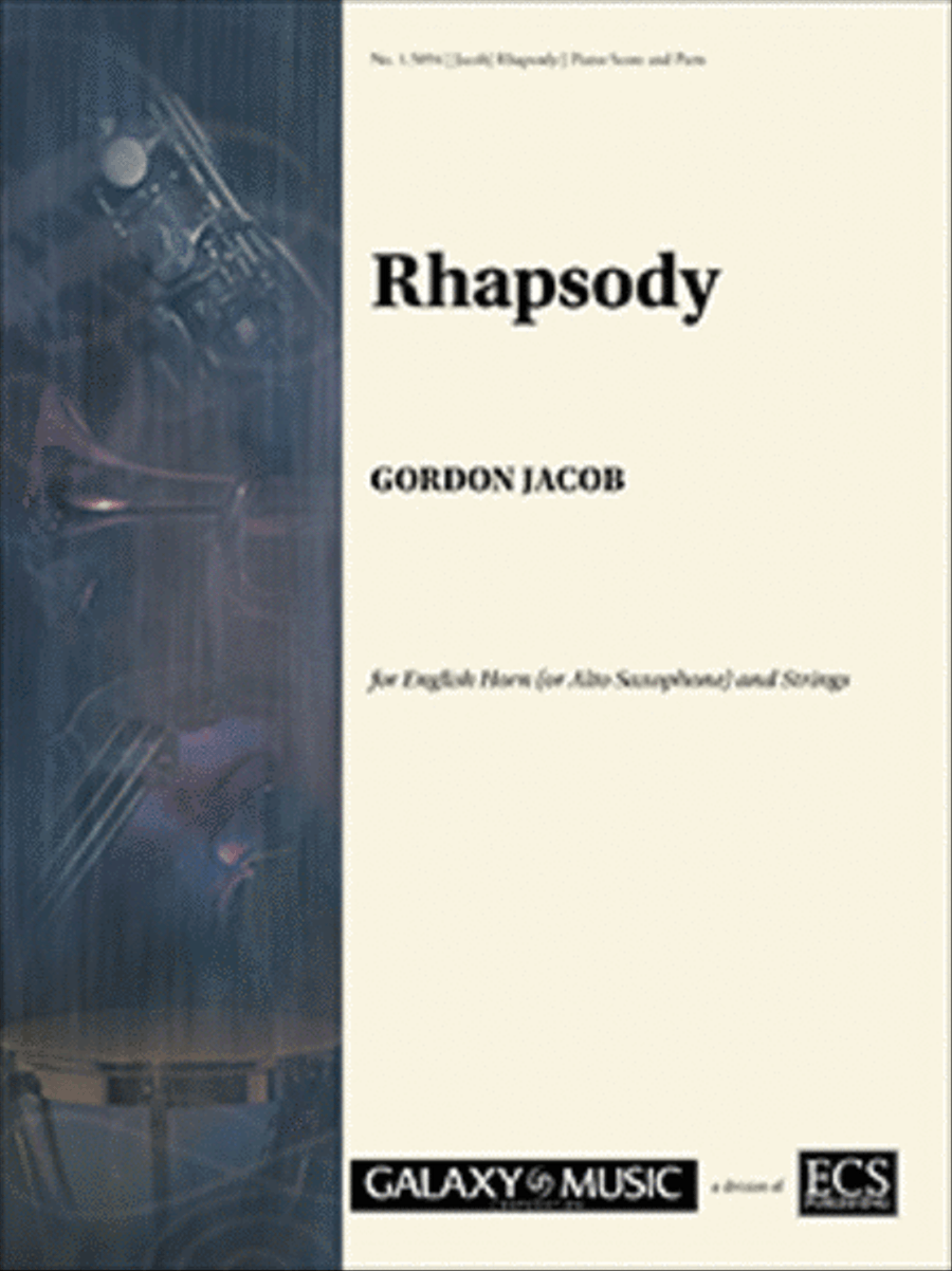 Rhapsody for English Horn & Strings (Piano Score)