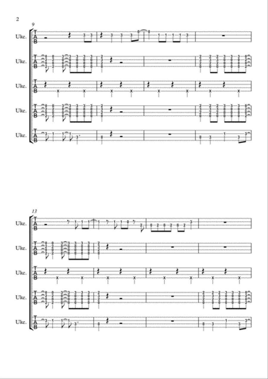 Despicable Me Despicable Me Ukulele scores gallery preview page 2
