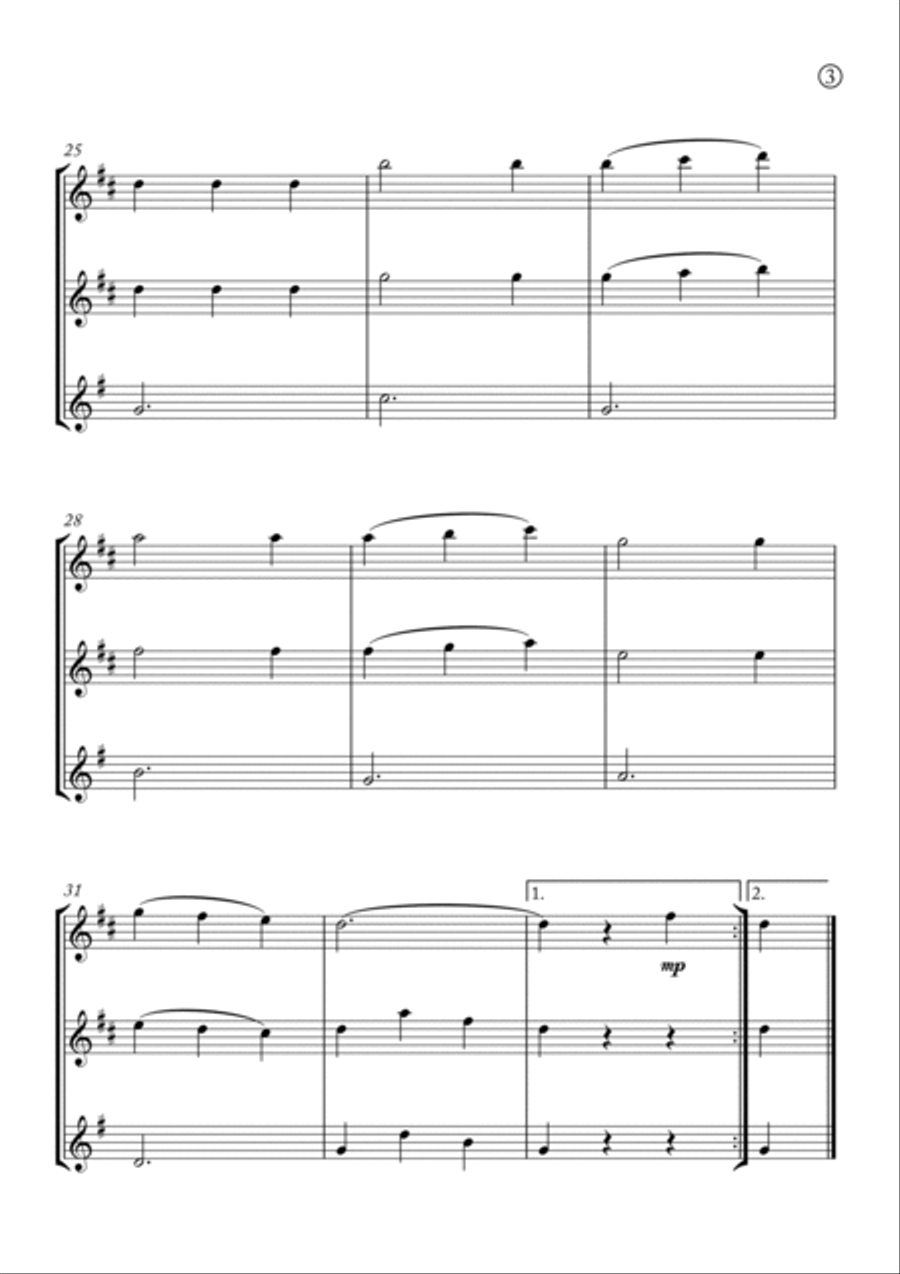 Capriccio Italiano Woodwind Trio scores gallery preview page 3