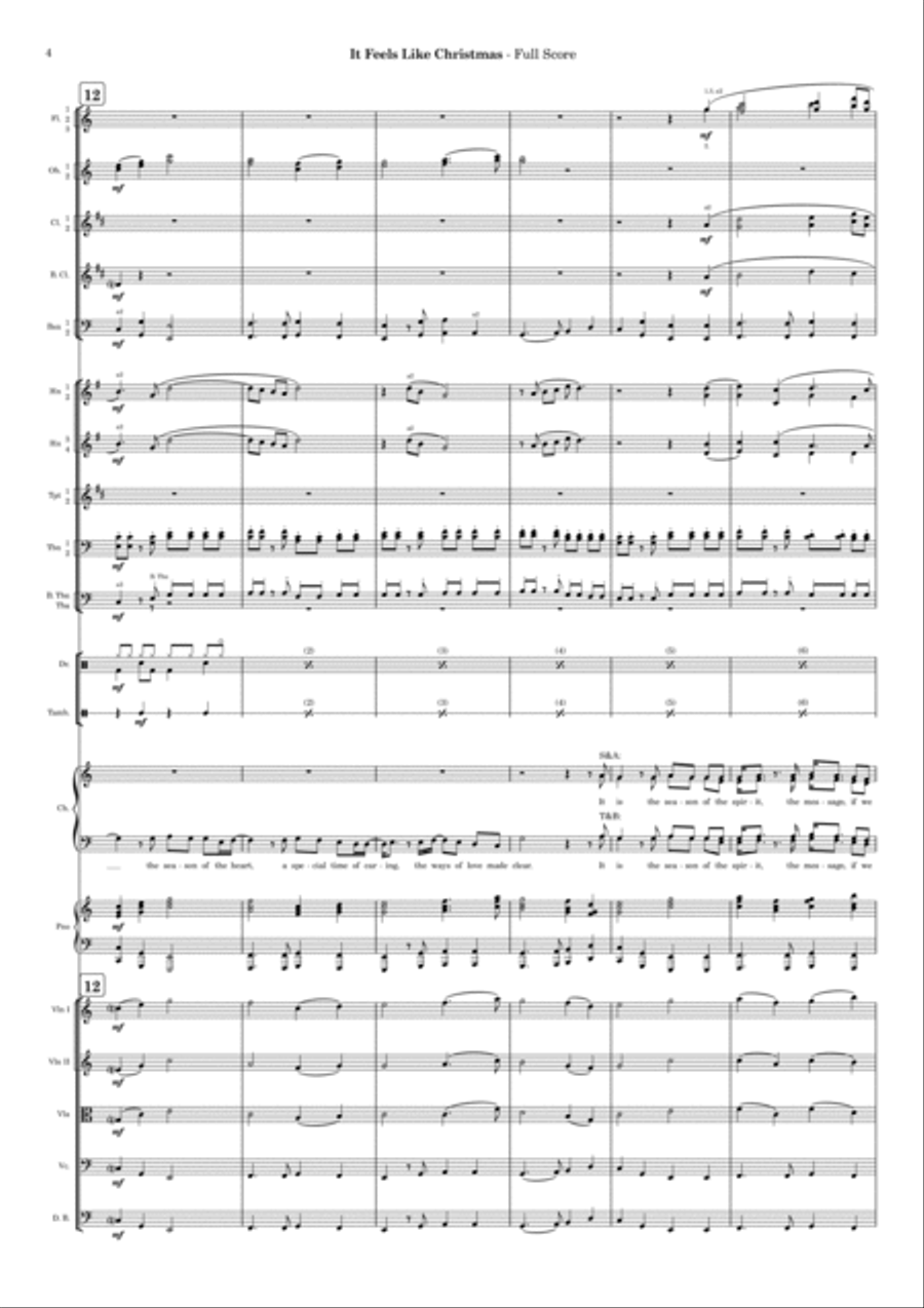 It Feels Like Christmas It Feels Like Christmas Full Orchestra scores gallery preview page 4