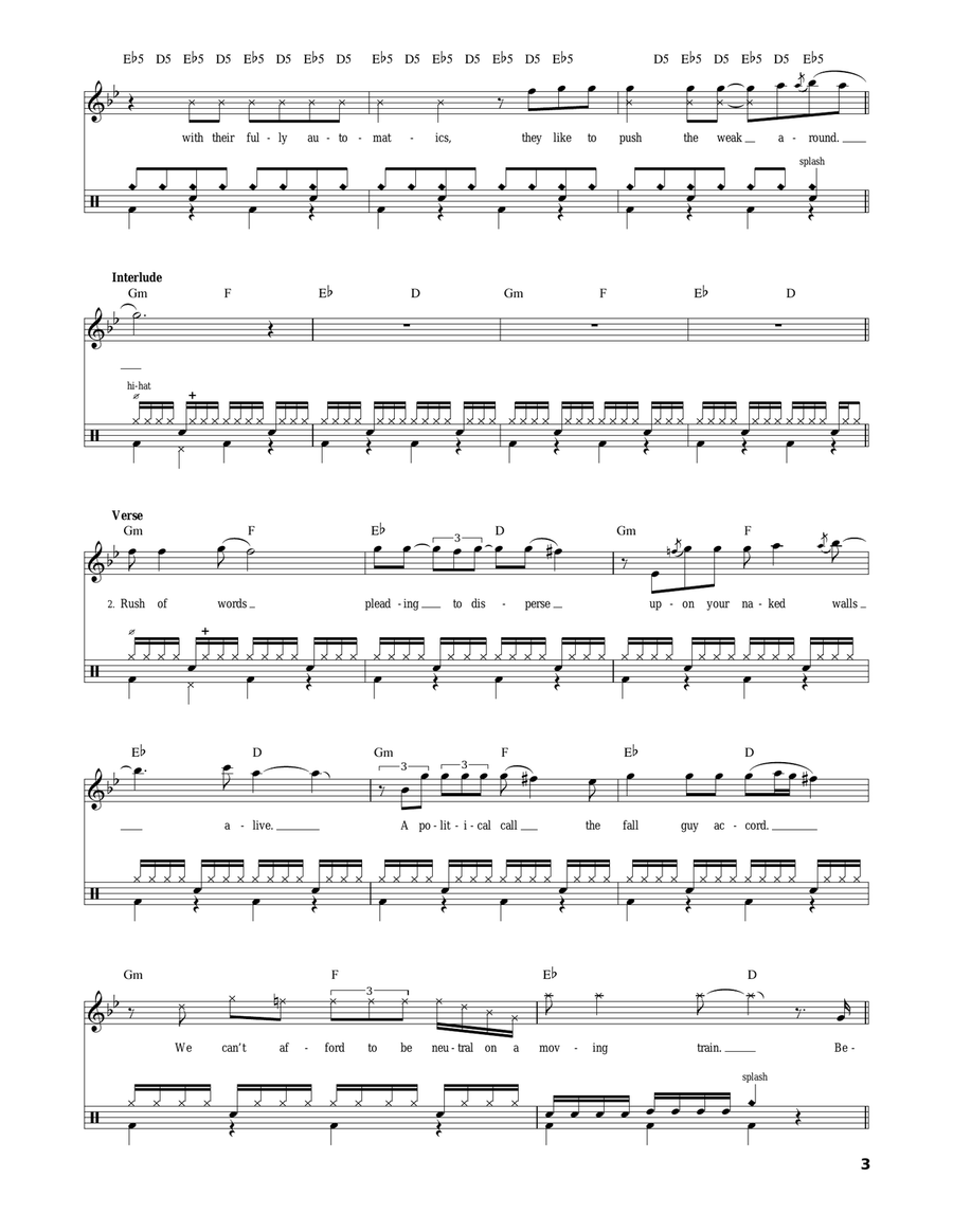 Deer Dance Deer Dance Drum Set scores gallery preview page 3