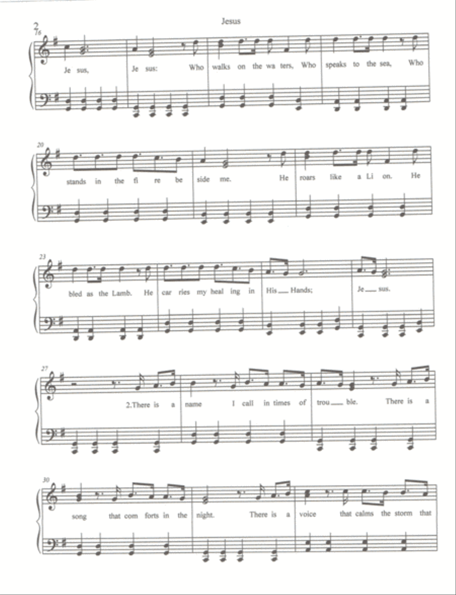 Jesus Small Ensemble scores gallery preview page 2