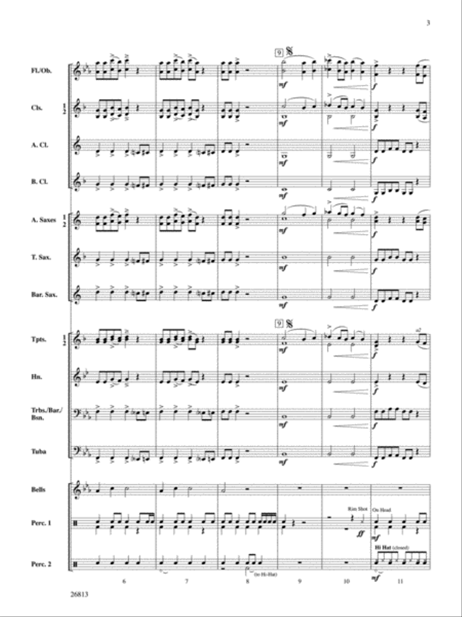Doctor Rock Doctor Rock Concert Band scores gallery preview page 3