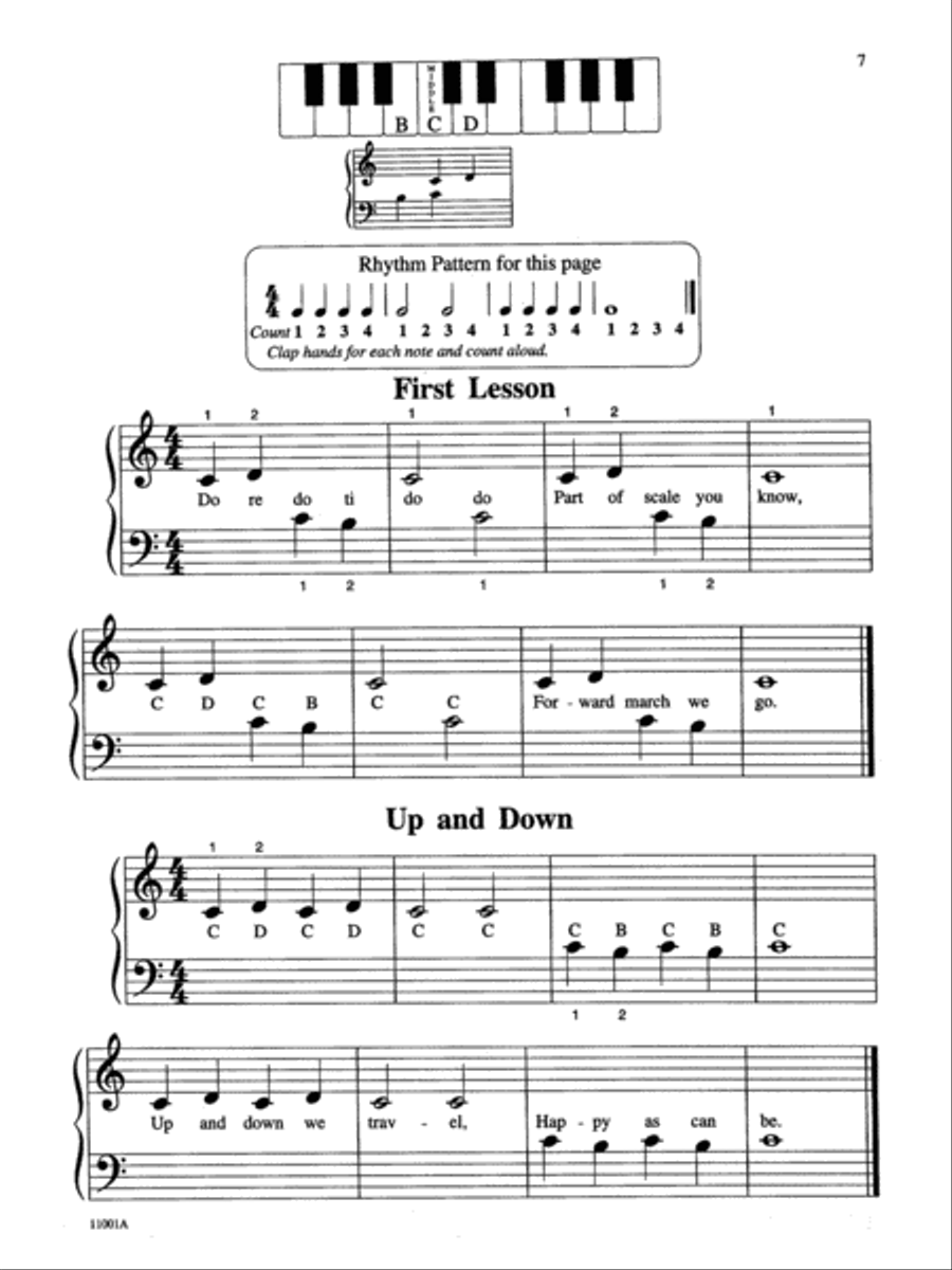 Michael Aaron Piano Course Lessons Grade 1 Piano Method scores gallery preview page 3
