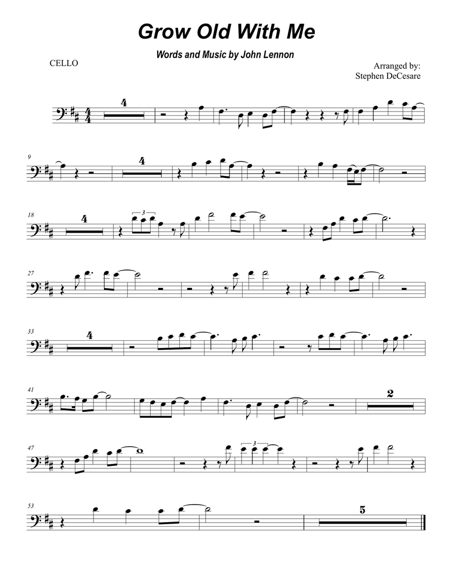 Grow Old With Me Grow Old With Me Piano Trio scores gallery preview page 6