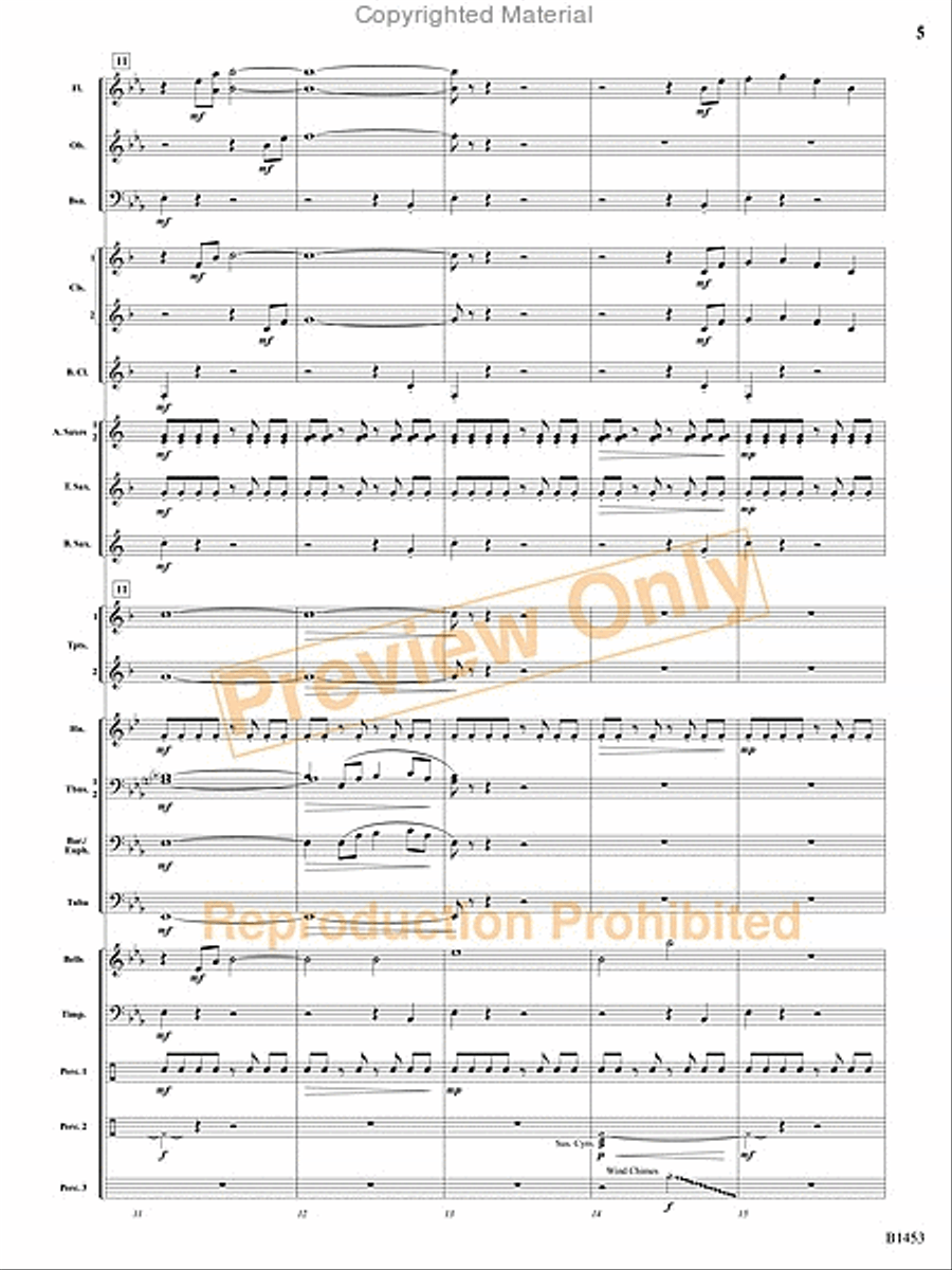 Soaring! Concert Band scores gallery preview page 18