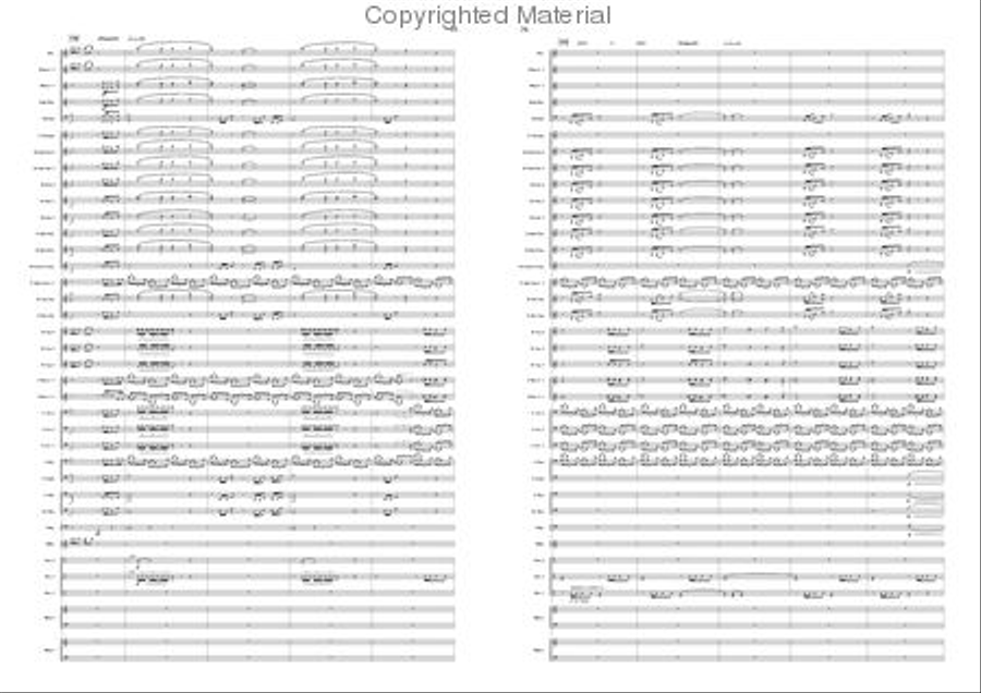 Variations on a Pentatonic Theme Concert Band scores gallery preview page 13