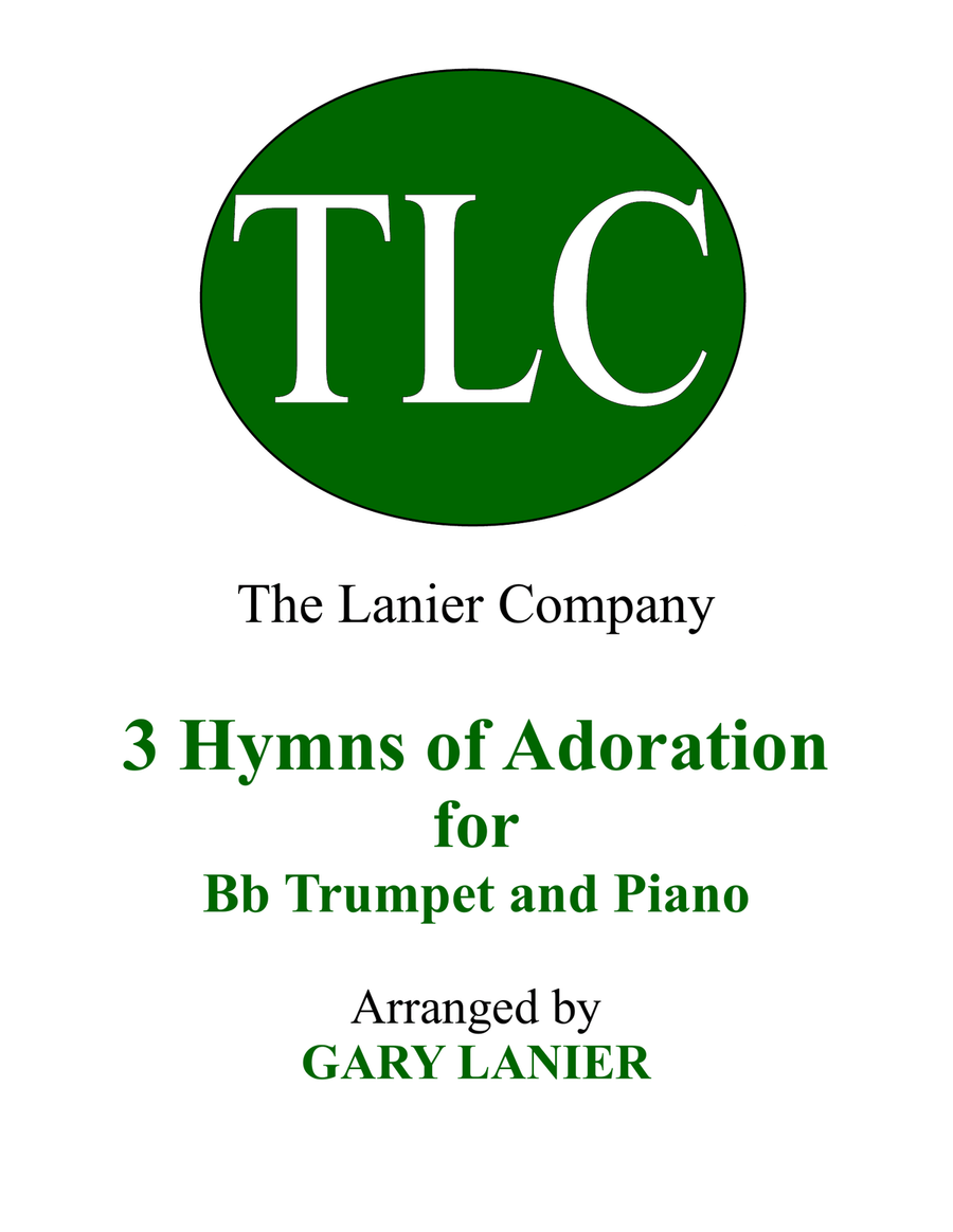 6 HYMNS of Adoration & Guidance Set 1 & 2 (Duets - Bb Trumpet and Piano with Parts) image number null