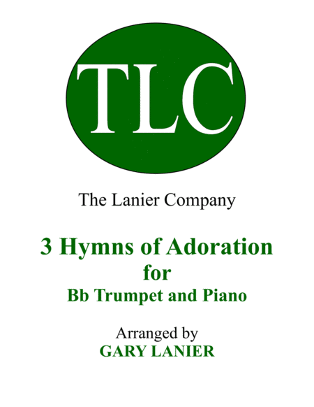 6 HYMNS of Adoration & Guidance Set 1 & 2 (Duets - Bb Trumpet and Piano with Parts) image number null