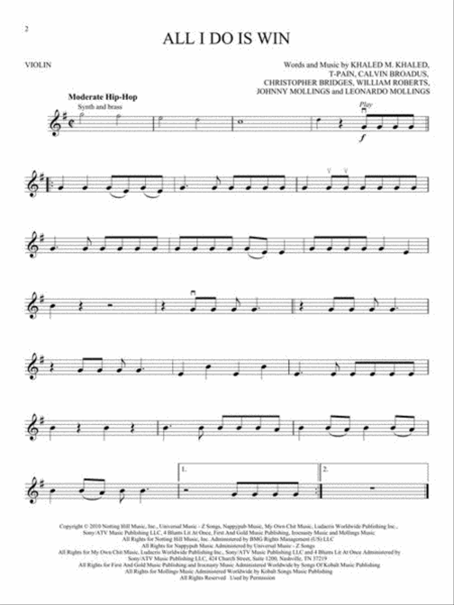 Stadium Rock for Violin Violin Solo scores gallery preview page 4