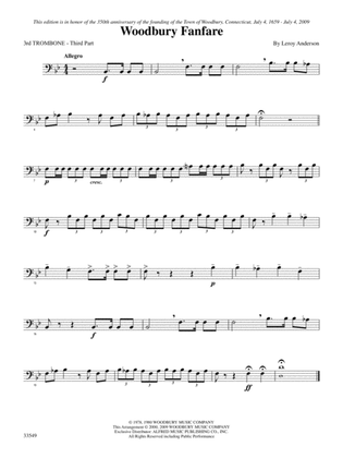 Woodbury Fanfare: 3rd Trombone
