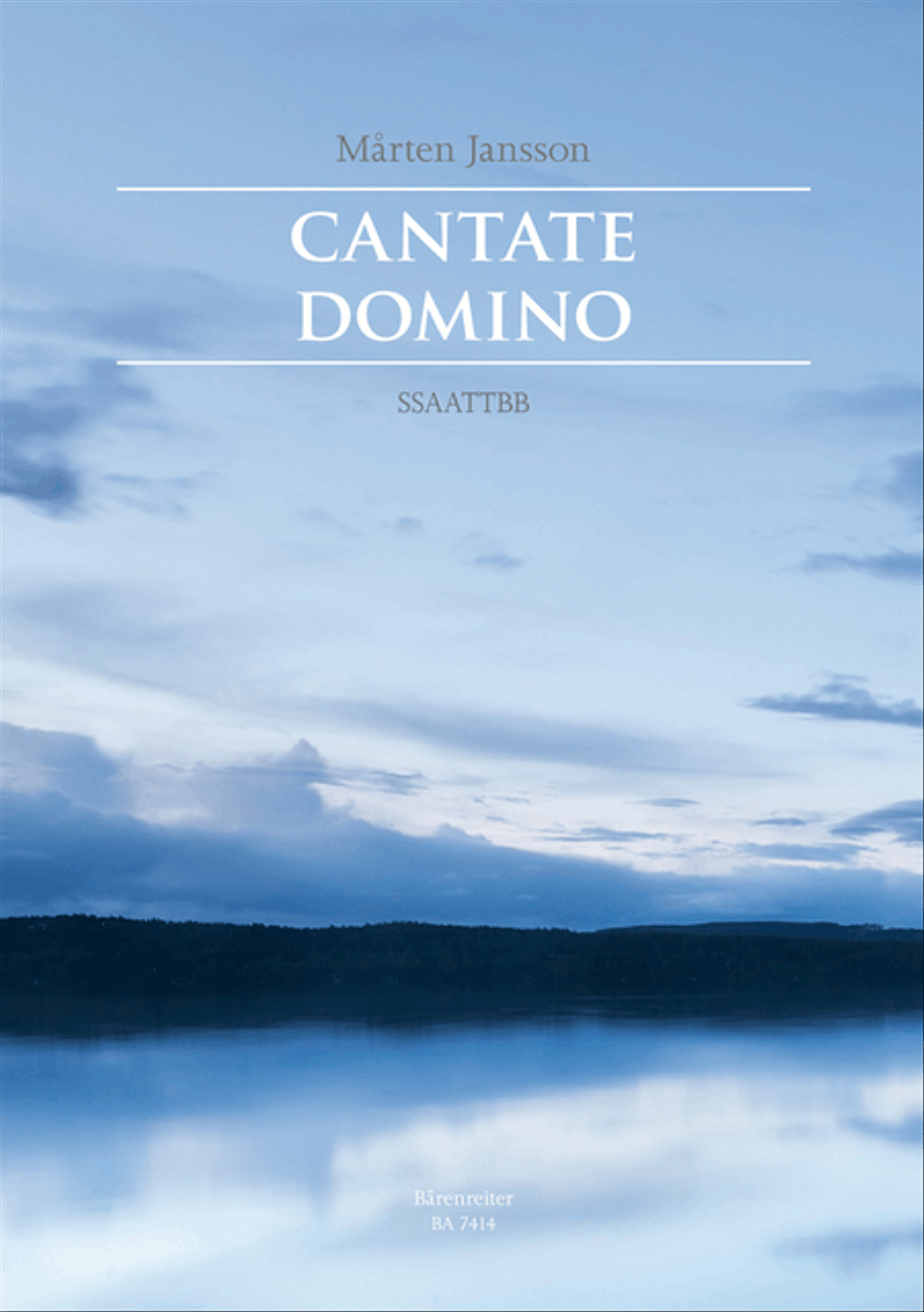 Cantate Domino SSAATTBB scores gallery preview page 1