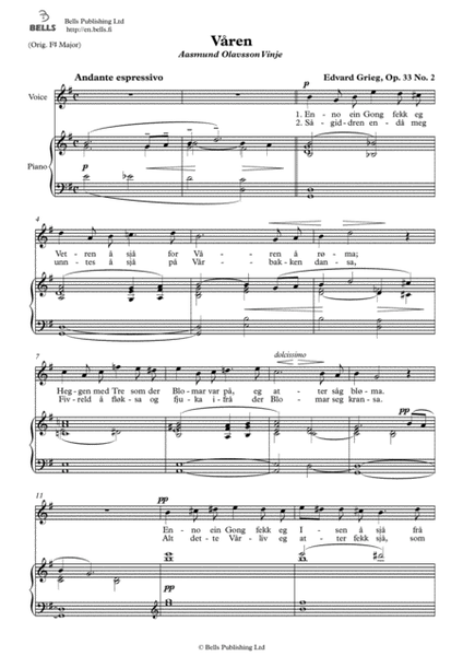 Varen, Op. 33 No. 2 (G Major)