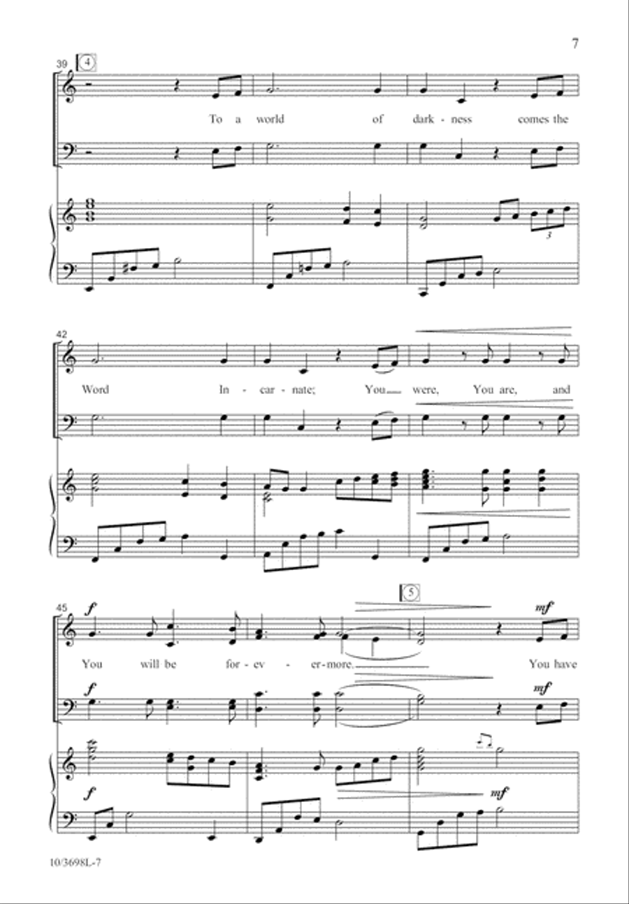 Holy Child 4-Part scores gallery preview page 7