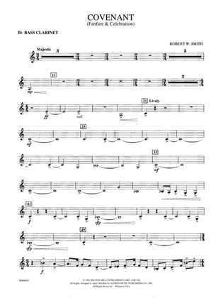 Covenant: B-flat Bass Clarinet