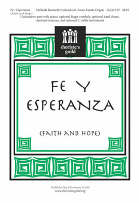 Book cover for Fe y Esperanza (Faith and Hope)