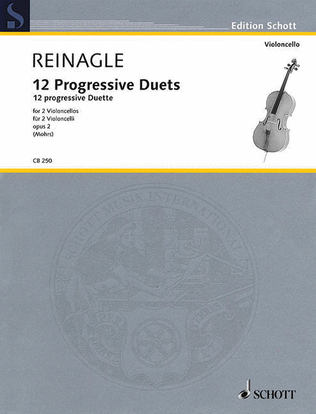 Book cover for 12 Progressive Duets, Op. 2