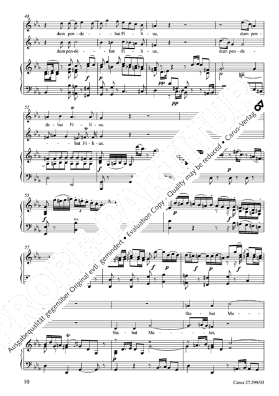 Stabat mater Stabat mater Women's Choir scores gallery preview page 11
