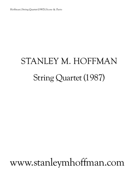 String Quartet (1987) image number null