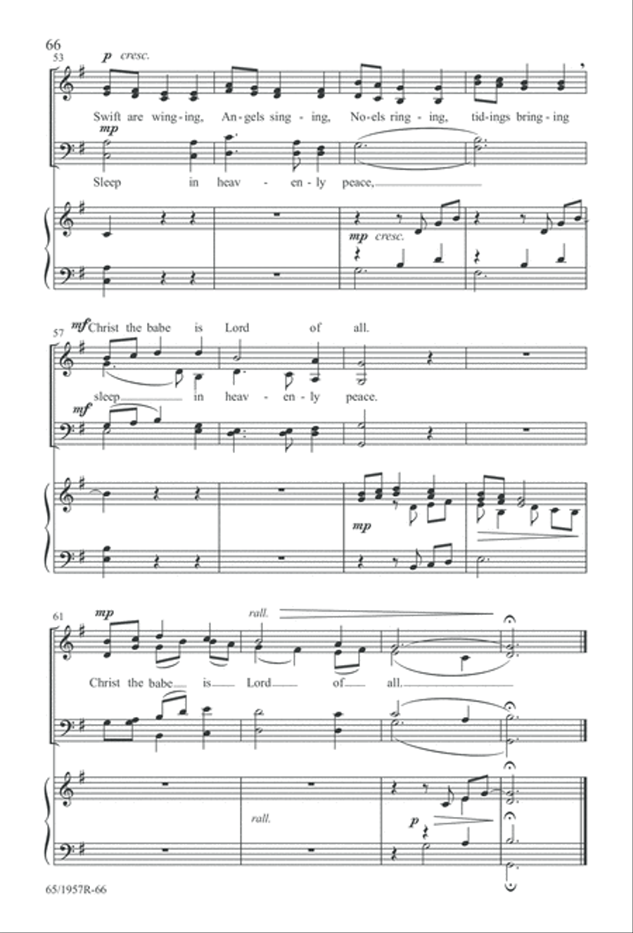Festival of Lessons and Carols 4-Part scores gallery preview page 67