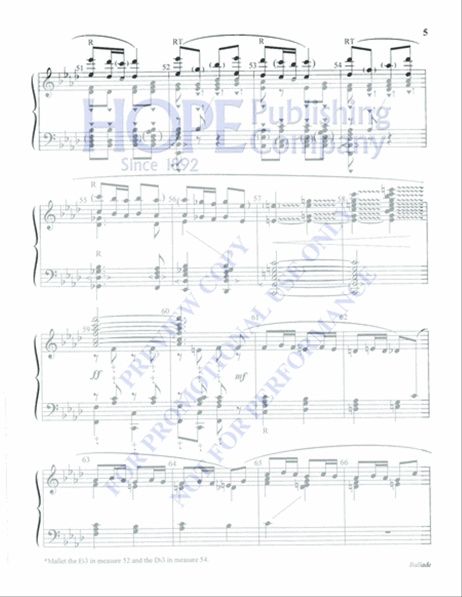 Ballade 5-Octaves scores gallery preview page 5