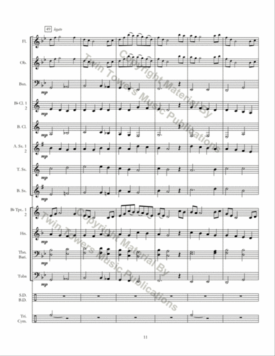 Indian Hills Concert Band scores gallery preview page 12
