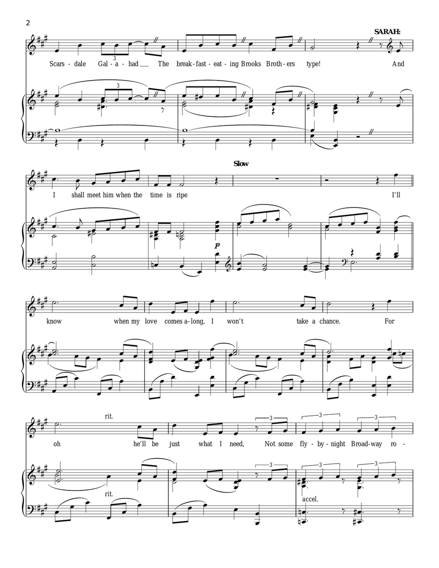 I'll Know I'll Know Piano, Vocal scores gallery preview page 2