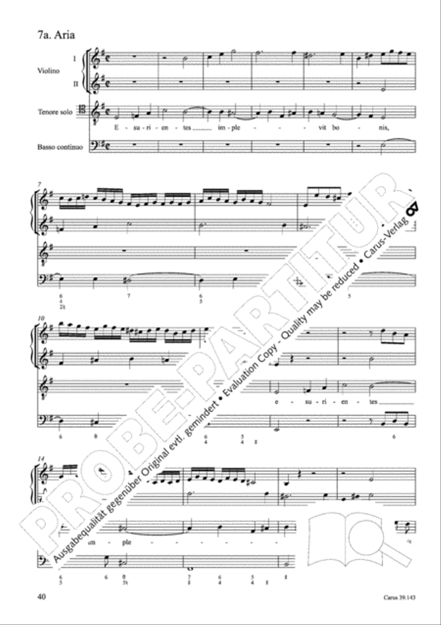 Magnificat in C major 4-Part scores gallery preview page 41