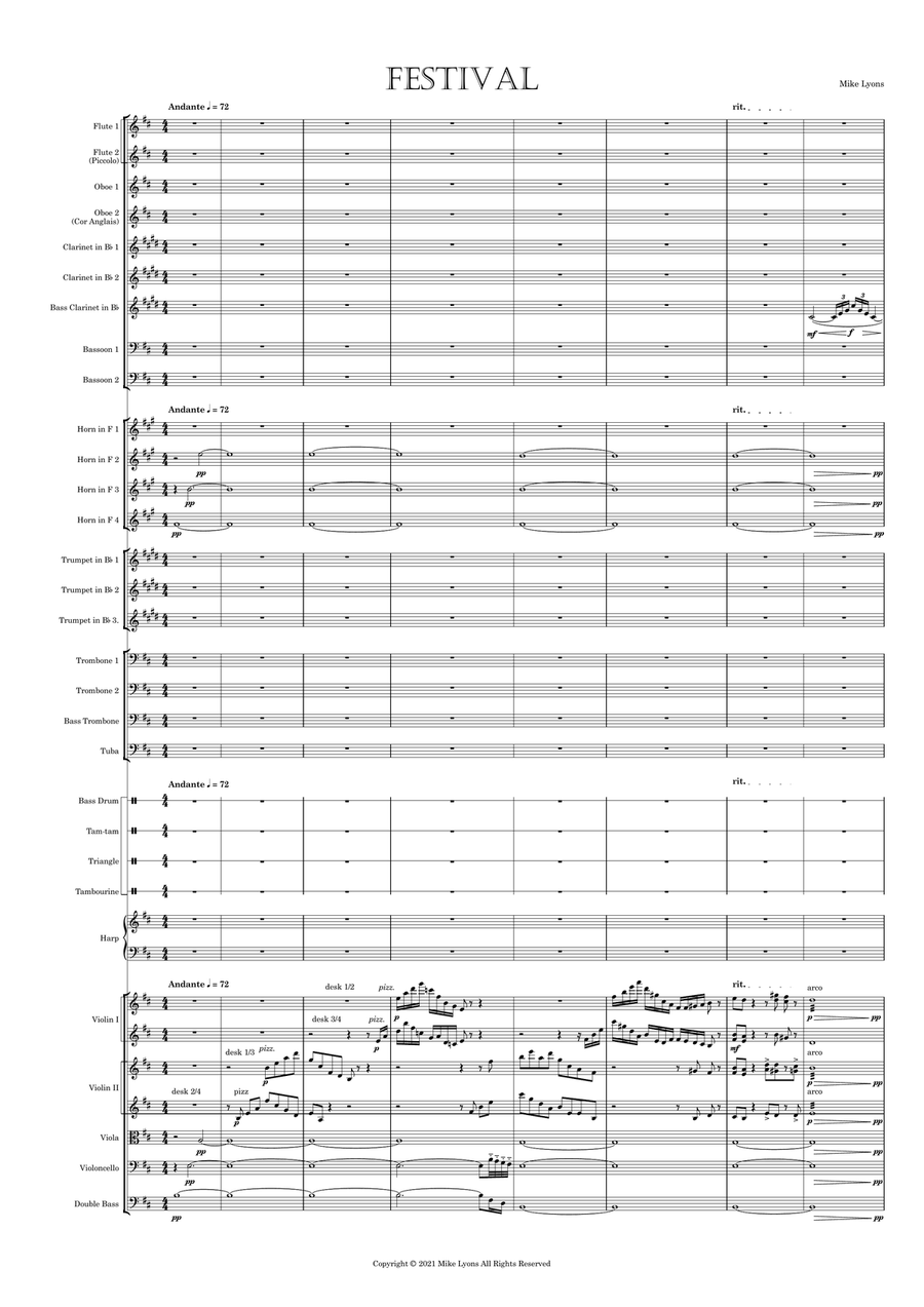 Festival Full Orchestra scores gallery preview page 3