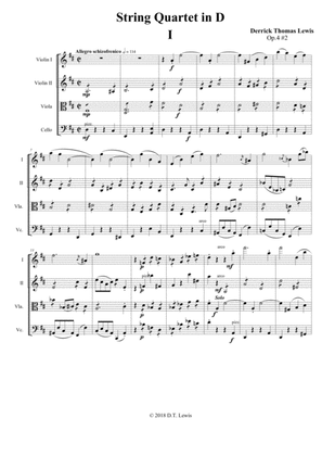 String Quartet Movement in D