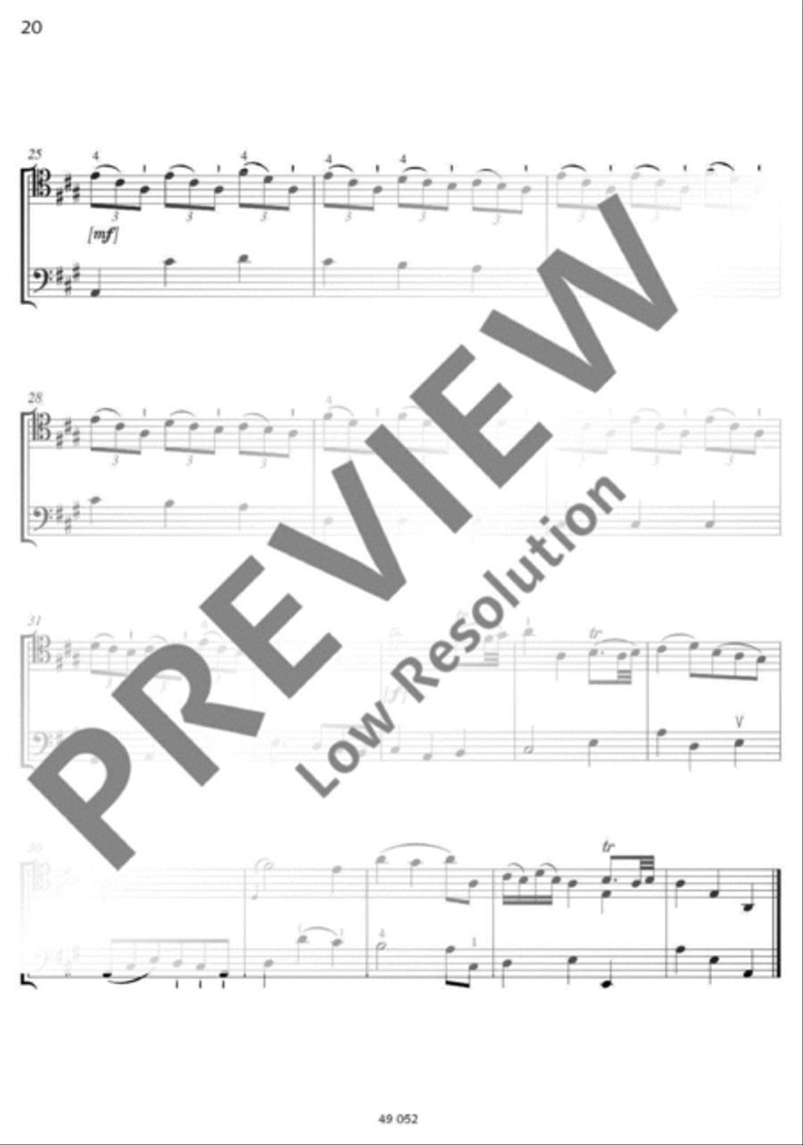 6 Easy Duets 6 Easy Duets String Duet scores gallery preview page 21