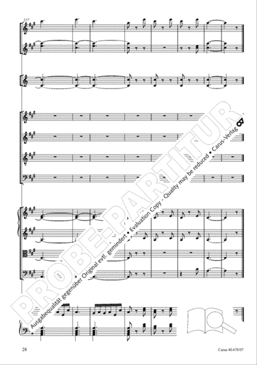 Missa pastoralis bohemica 4-Part scores gallery preview page 41