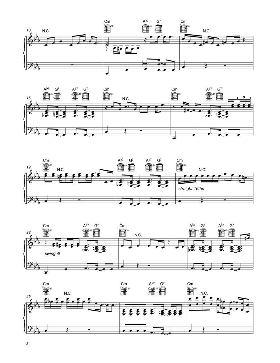 Miss Fisher's Theme (from Miss Fisher's Murder Mysteries) Piano Solo scores gallery preview page 2