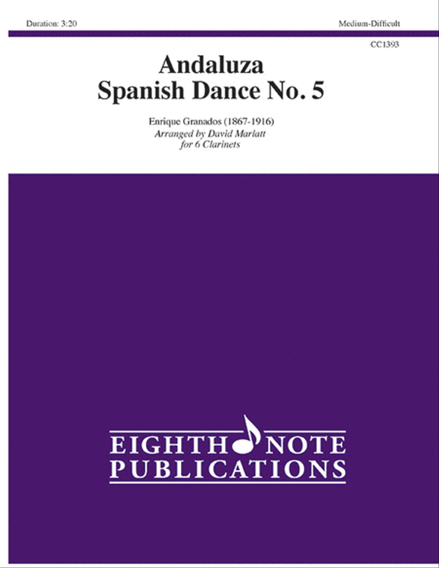 Andaluza -- Spanish Dance No. 5 Small Ensemble scores gallery preview page 1