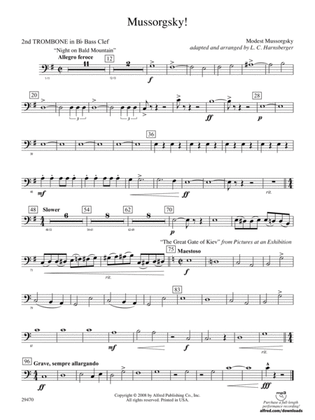Mussorgsky!: (wp) 2nd B-flat Trombone B.C.