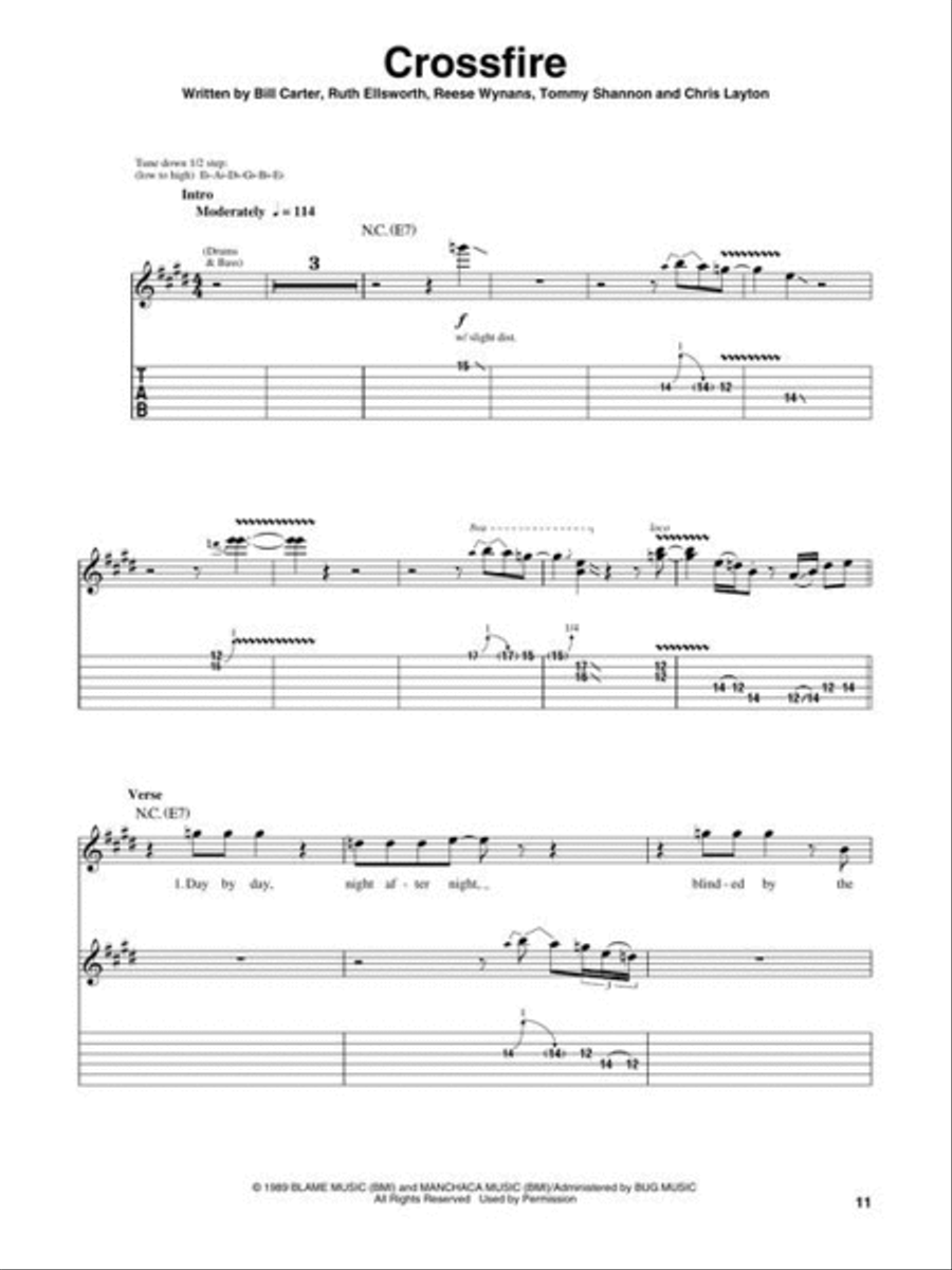 Blues Rock Guitar Play-Along - Volume 14 Electric Guitar scores gallery preview page 5