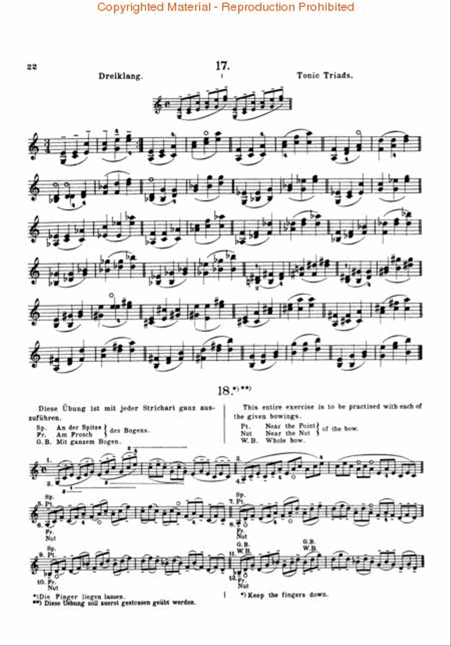 School of Violin Technics, Op. 1 – Book 1 Violin scores gallery preview page 3