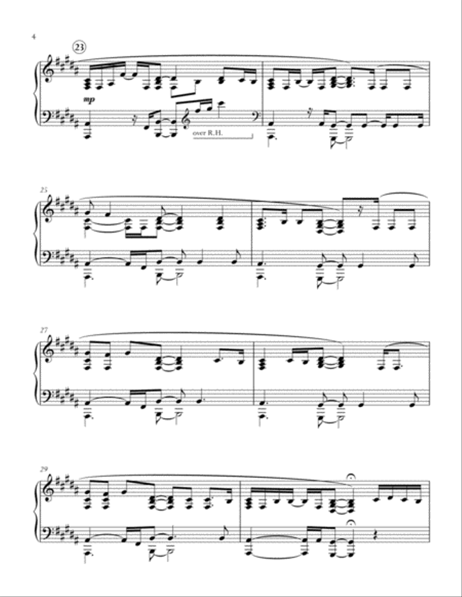 Ironic Ironic Piano Solo scores gallery preview page 4