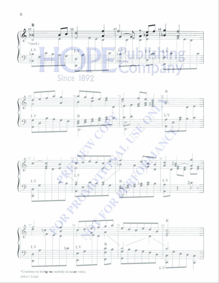 Abbot's Leigh Abbot's Leigh 5-Octaves scores gallery preview page 6