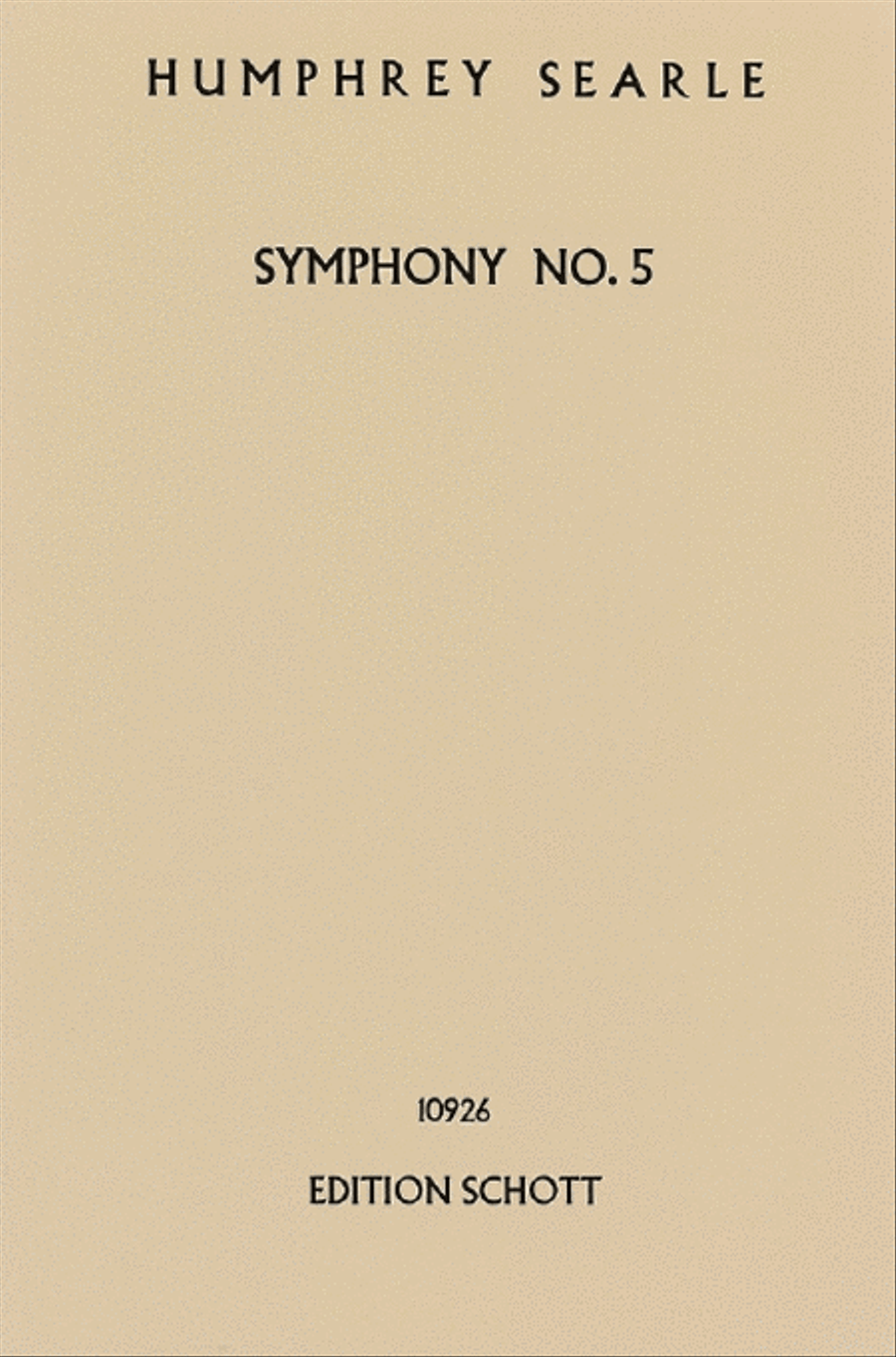 Symphony No. 5 Op. 43 Symphony No. 5 Op. 43 Orchestra scores gallery preview page 1