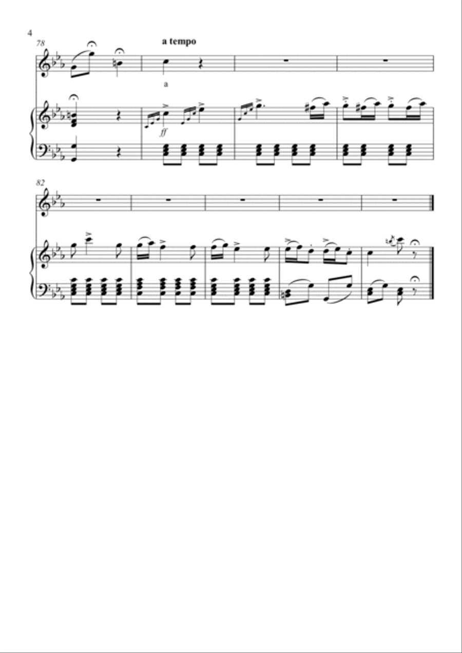 The Nightigale The Nightigale Soprano Voice scores gallery preview page 4
