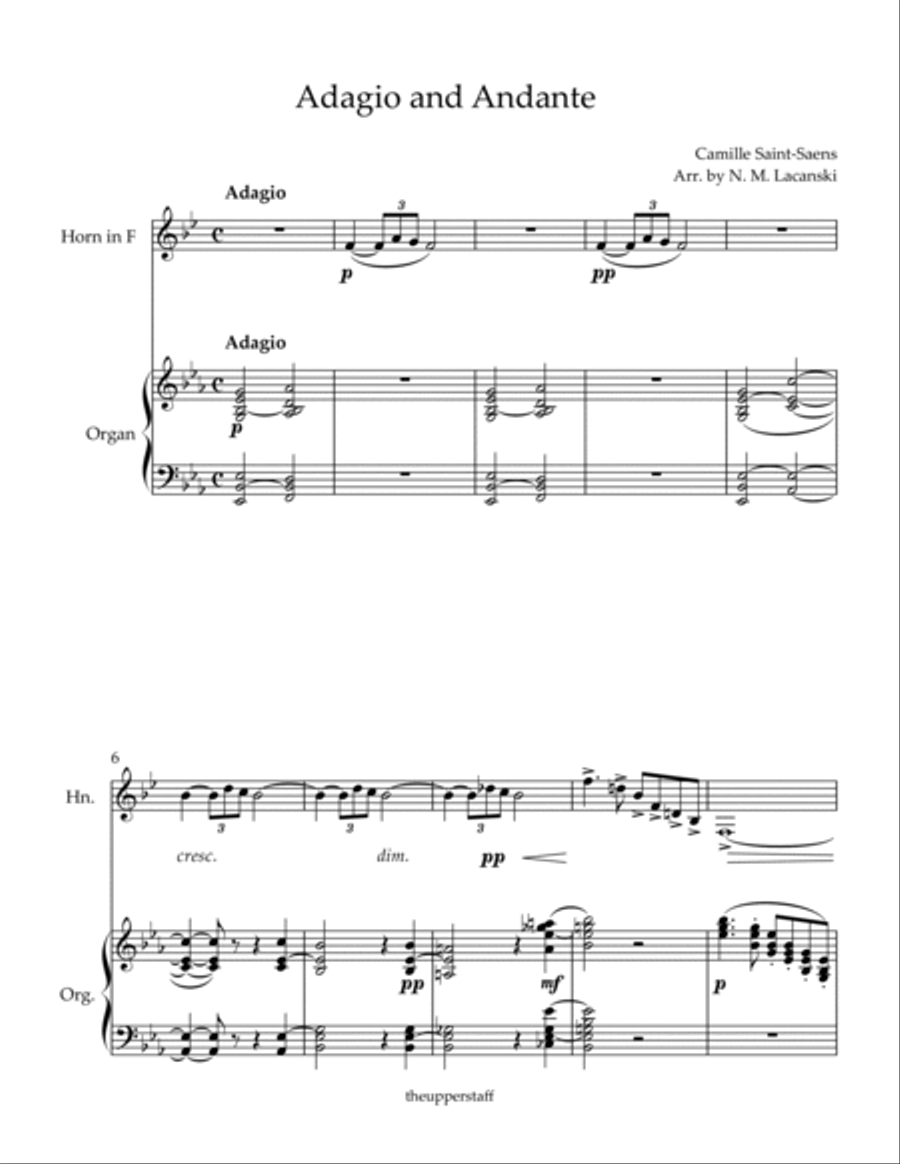 Adagio and Andante Adagio and Andante Brass Duet scores gallery preview page 2