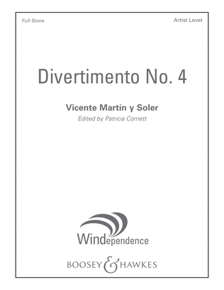 Divertimento No. 4 (ed. Patricia Cornett) - Conductor Score (Full Score)
