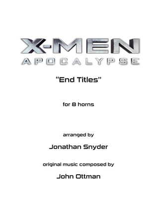 Book cover for X-men: Apocalypse - End Titles