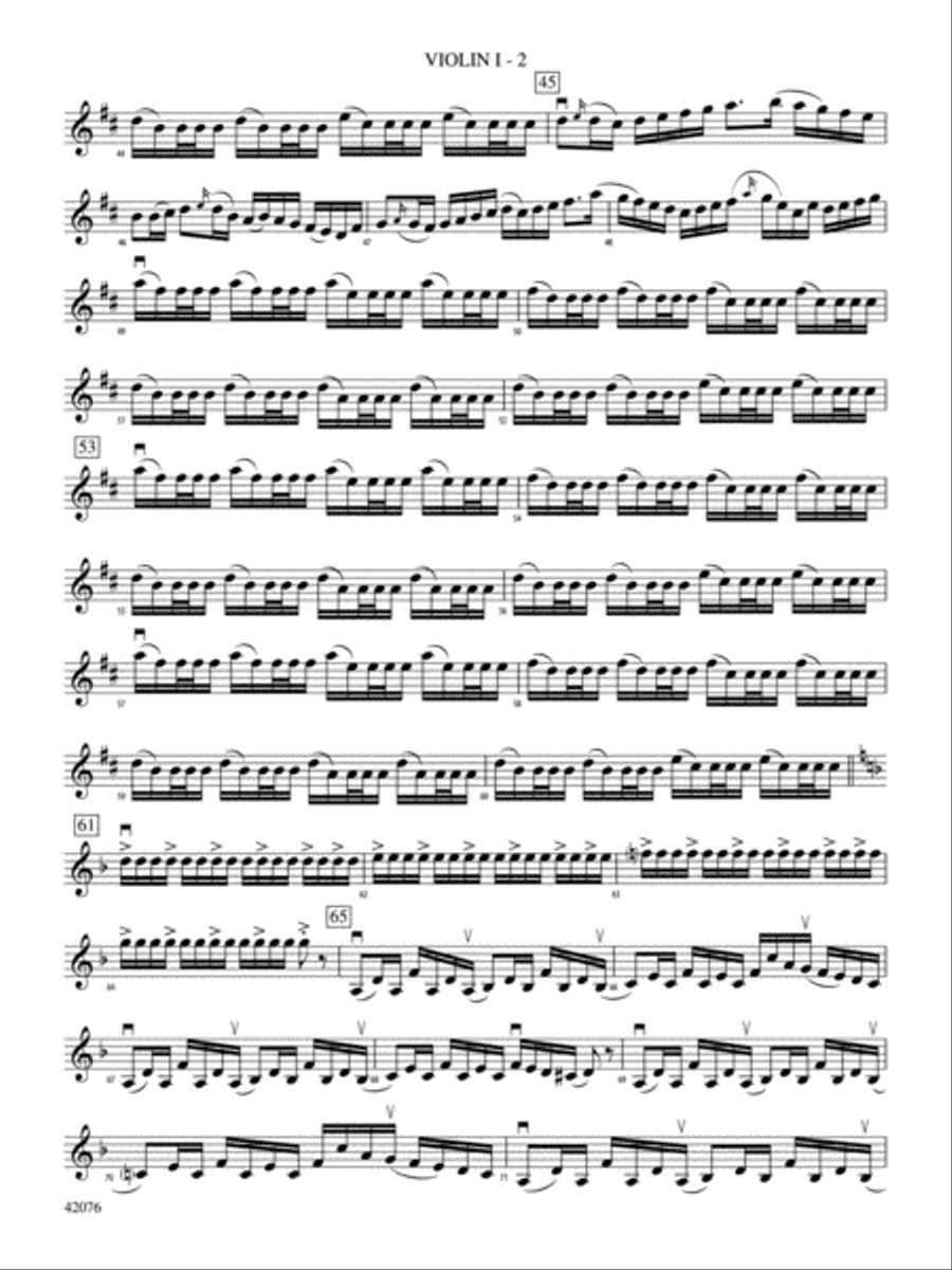 Celtic Canon: 1st Violin Celtic Canon: 1st Violin String Orchestra scores gallery preview page 2