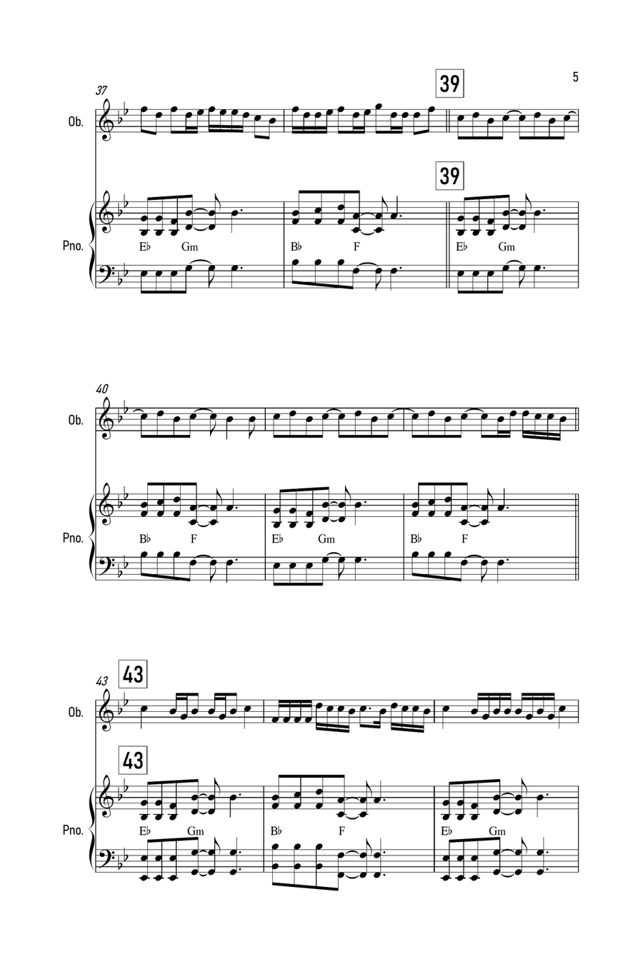 Mood Piano scores gallery preview page 5