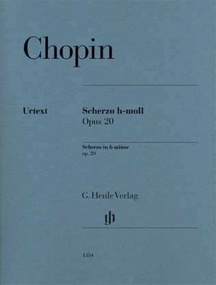Book cover for Scherzo in B minor, Op. 20 – Revised Edition